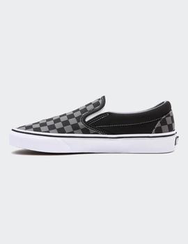 Zapatillas Vans CLASSIC SLIP ON - Black/Pewter Checkerb