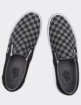 Zapatillas Vans CLASSIC SLIP ON - Black/Pewter Checkerb