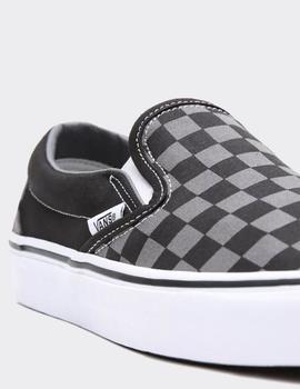 Zapatillas Vans CLASSIC SLIP ON - Black/Pewter Checkerb