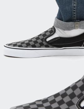 Zapatillas Vans CLASSIC SLIP ON - Black/Pewter Checkerb