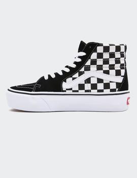 Zapatillas Vans SK8 HI PATFORM 2.0 - Checkerboard/True