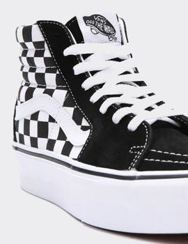 Zapatillas Vans SK8 HI PATFORM 2.0 - Checkerboard/True