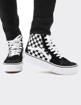 Zapatillas Vans SK8 HI PATFORM 2.0 - Checkerboard/True