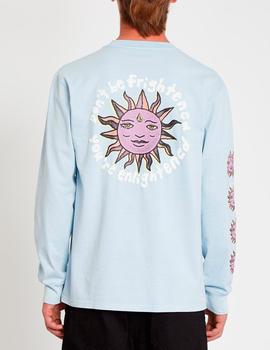 Camiseta Volcom OZZY WRONG LS - Aether Blue