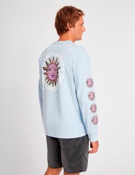 Camiseta Volcom OZZY WRONG LS - Aether Blue