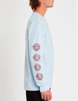 Camiseta Volcom OZZY WRONG LS - Aether Blue