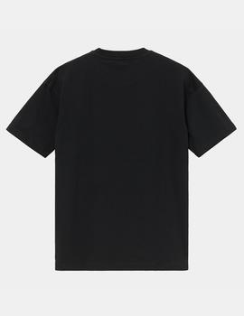 Camiseta Carhartt W' SCRIPT - Black / White