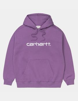 Sudadera Capucha Carhartt W' CARHARTT SWEAT - Aster / White