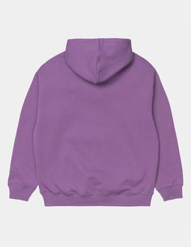 Sudadera Capucha Carhartt W' CARHARTT SWEAT - Aster / White