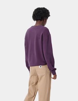 Sudadera Crew W' CARHARTT SWEAT - Boysenberry / Bl