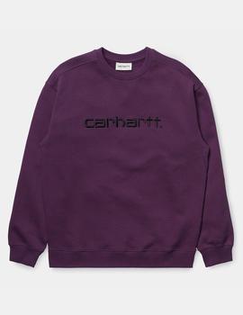 Sudadera Crew W' CARHARTT SWEAT - Boysenberry / Bl