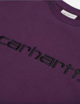 Sudadera Crew W' CARHARTT SWEAT - Boysenberry / Bl