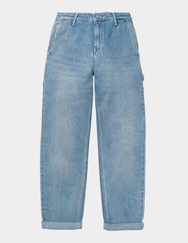 Pantalón CARHARTT WIP W' PIERCE - Blue Light Stone Washed
