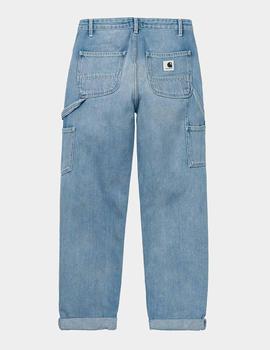 Pantalón CARHARTT WIP W' PIERCE - Blue Light Stone Washed