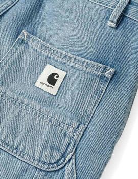 Pantalón CARHARTT WIP W' PIERCE - Blue Light Stone Washed