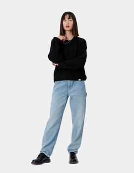 Pantalón CARHARTT WIP W' PIERCE - Blue Light Stone Washed