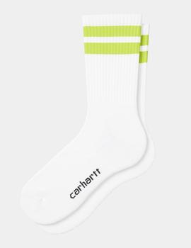 Calcetines Carhartt WIP JACK SOCKS - White / Limeade