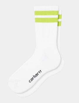 Calcetines Carhartt JACK SOCKS - White / Limeade