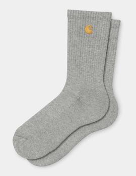 Calcetines Carhartt WIP CHASE - Grey Heather / Gold