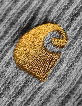 Calcetines Carhartt WIP CHASE - Grey Heather / Gold