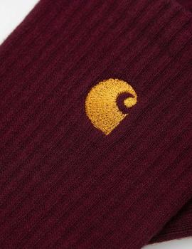 Calcetines Carhartt CHASE - Bordeaux / Gold