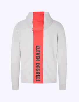 Sudadera Abierta MIXED FABRIC - Vapour Grey Imperi