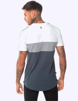Camiseta Eleven TRIPLE PANEL TAPED - Anthracite Silver