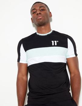 Camiseta Eleven CUT AND SEW - Black/Gracier/White