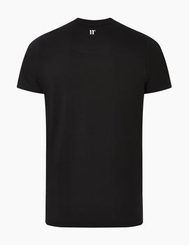 Camiseta Eleven PLACEMENT STRIPE LOGO - Black