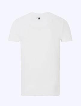 Camiseta PLACEMENT STRIPE LOGO - White