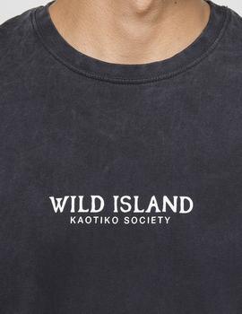 Camiseta Kaotiko WILD ISLAND - Antracita