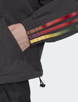 Sudadera Adidas CROPPED HALFZIP - Negro