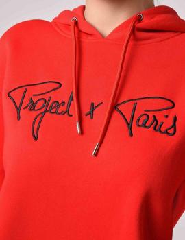 Sudadera Capucha Project X Paris 1920010 LOGO - Rojo