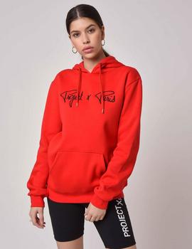 Sudadera Capucha Project X Paris 1920010 LOGO - Rojo