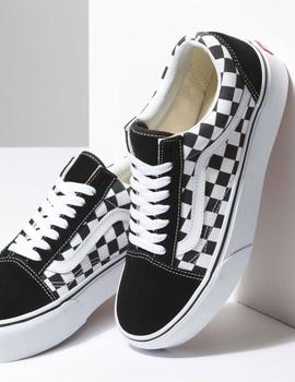 Zapatillas Vans OLD SKOOL PLATFORM - Black/True White (