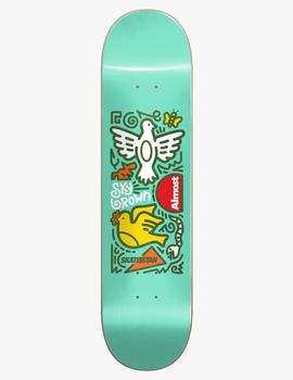 Tabla Skate ALMOST SKATEISTAN SKY DOODLE R7 7.75'- Mint