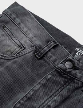 Pantalón CARHARTT NEWEL PANT - Black Worn Bleached