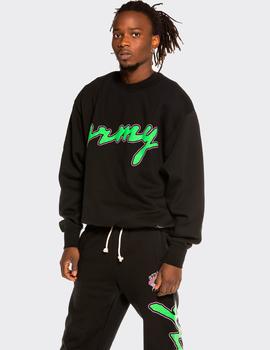 Sudadera Crew GRIMEY STRANGE FRUIT  - Negro