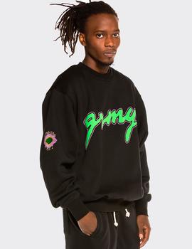 Sudadera Crew GRIMEY STRANGE FRUIT  - Negro