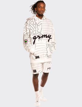 Sudadera Capucha GRIMEY STRANGE FRUIT GRMY  - Blanco