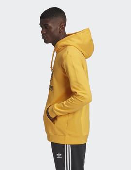 Sudaera Capucha Adidas TREFOIL - amarillo