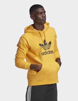 Sudaera Capucha Adidas TREFOIL - amarillo