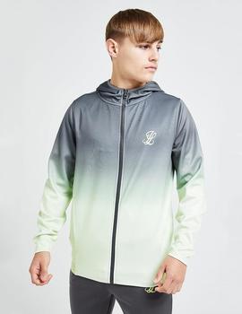 Sudadera Abierta Illusive BLAZE FADE - Dark Grey/Lime