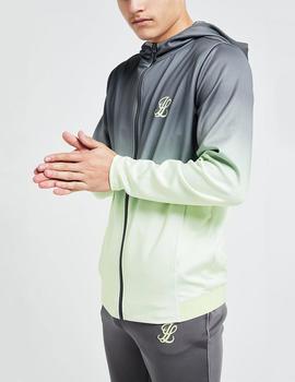 Sudadera Abierta Illusive BLAZE FADE - Dark Grey/Lime