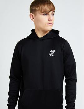 Sudadera Capucha Illusive London FLUX TAPED - Black/Pink