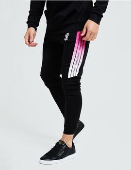 Pantalón Illusive London FLUX TAPED - Black/Pink