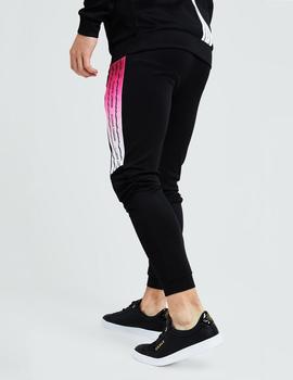 Pantalón Illusive London FLUX TAPED - Black/Pink
