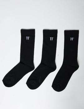 Calcetines Eleven CORE LOGO - Black