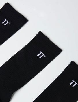 Calcetines Eleven CORE LOGO - Black