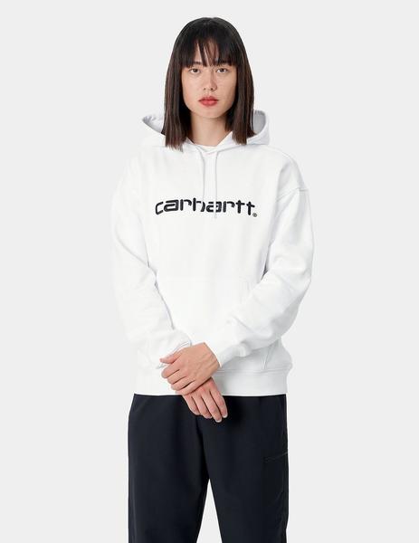 Sudadera Carhartt Sweat Negro-Blanco Hombre